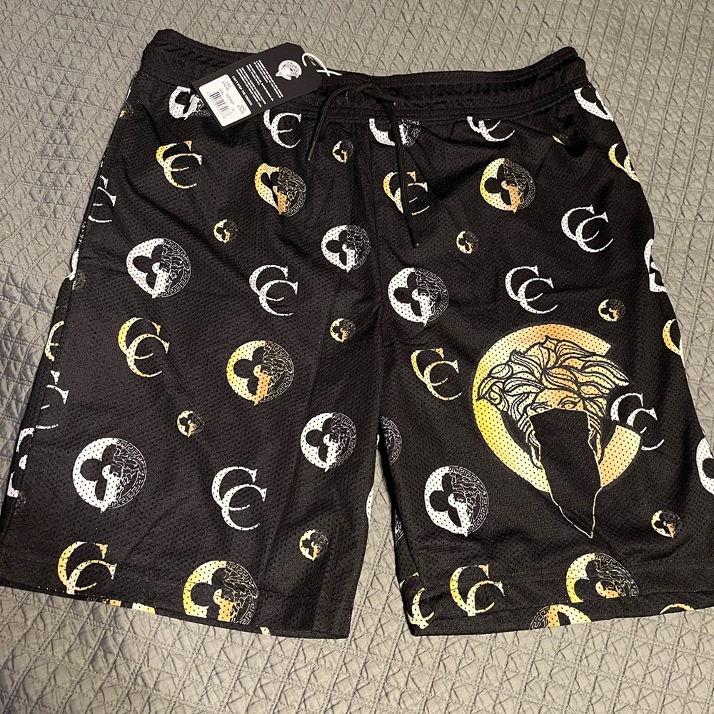 Crooks and castles mesh shorts
